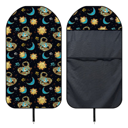 Cute Cartoon Scorpio Pattern Print Waterproof Car Seat Cover