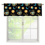 Cute Cartoon Scorpio Pattern Print Window Valance