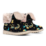 Cute Cartoon Scorpio Pattern Print Winter Boots