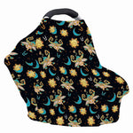 Cute Cartoon Taurus Pattern Print Baby Seat Cover