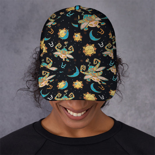 Cute Cartoon Taurus Pattern Print Baseball Cap