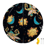 Cute Cartoon Taurus Pattern Print Basketball