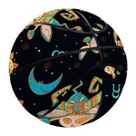 Cute Cartoon Taurus Pattern Print Basketball