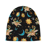 Cute Cartoon Taurus Pattern Print Beanie