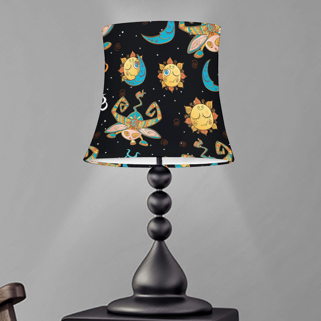 Cute Cartoon Taurus Pattern Print Bell Lamp Shade