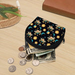 Cute Cartoon Taurus Pattern Print Coin Purse