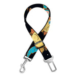 Cute Cartoon Taurus Pattern Print Dog Seat Belt