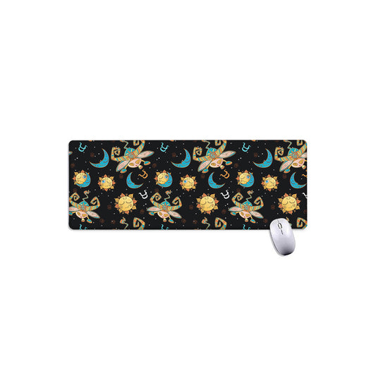 Cute Cartoon Taurus Pattern Print Extended Mouse Pad