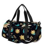 Cute Cartoon Taurus Pattern Print Gym Bag