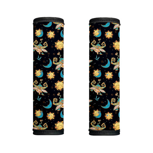 Cute Cartoon Taurus Pattern Print Handle Covers