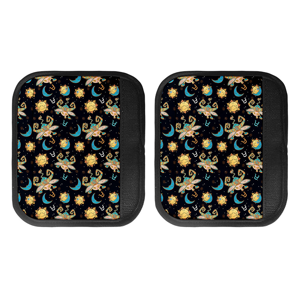 Cute Cartoon Taurus Pattern Print Handle Covers