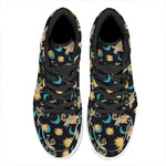 Cute Cartoon Taurus Pattern Print High Top Leather Sneakers