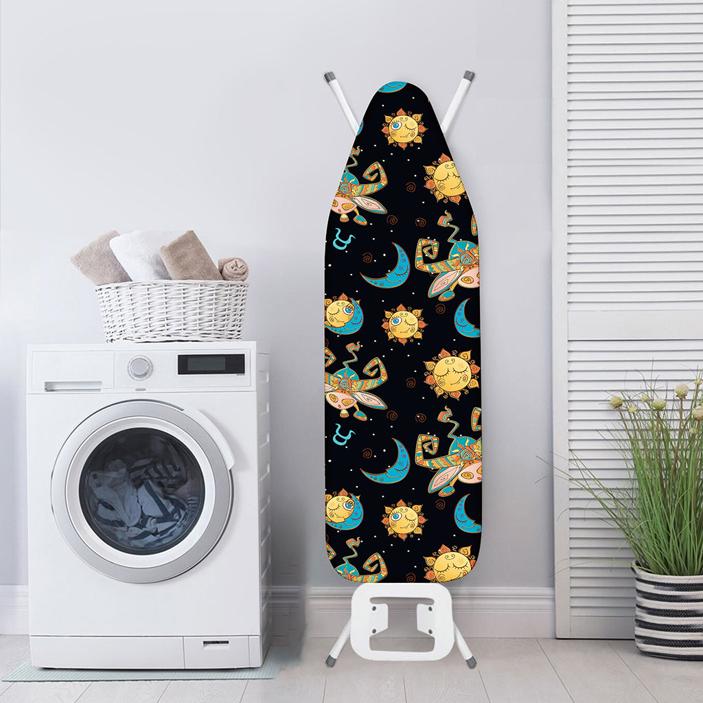 Cute Cartoon Taurus Pattern Print Ironing Board Cover