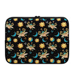 Cute Cartoon Taurus Pattern Print Laptop Sleeve