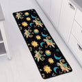 Cute Cartoon Taurus Pattern Print Long Kitchen Mat