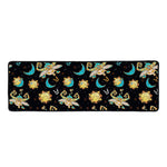 Cute Cartoon Taurus Pattern Print Long Kitchen Mat