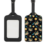 Cute Cartoon Taurus Pattern Print Luggage Tag