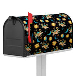 Cute Cartoon Taurus Pattern Print Mailbox Cover