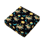 Cute Cartoon Taurus Pattern Print Outdoor Seat Cushion Cover