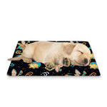 Cute Cartoon Taurus Pattern Print Pet Cooling Mat Cover