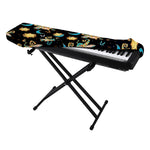 Cute Cartoon Taurus Pattern Print Piano Keyboard Cover