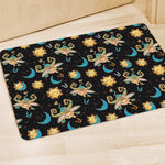 Cute Cartoon Taurus Pattern Print Polyester Doormat