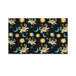Cute Cartoon Taurus Pattern Print Polyester Flag