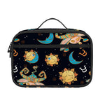 Cute Cartoon Taurus Pattern Print Portable Lunch Bag