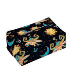Cute Cartoon Taurus Pattern Print Rectangle Tissue Box Cover