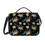 Cute Cartoon Taurus Pattern Print Shoulder Strap Bible Bag