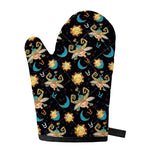 Cute Cartoon Taurus Pattern Print Single Oven Mitt