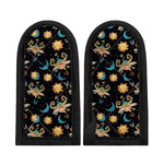 Cute Cartoon Taurus Pattern Print Skillet Handle Cover