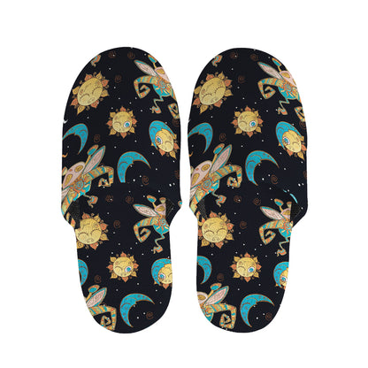 Cute Cartoon Taurus Pattern Print Slippers