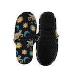 Cute Cartoon Taurus Pattern Print Slippers