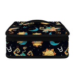Cute Cartoon Taurus Pattern Print Small Lunch Bag
