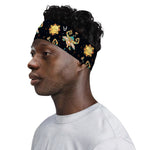Cute Cartoon Taurus Pattern Print Sports Headband