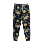 Cute Cartoon Taurus Pattern Print Sweatpants