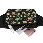 Cute Cartoon Taurus Pattern Print Waist Bag