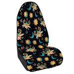 Cute Cartoon Taurus Pattern Print Waterproof Car Seat Cover