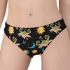 Cute Cartoon Taurus Pattern Print Women's Panties