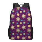 Cute Cartoon Virgo Pattern Print 17 Inch Backpack