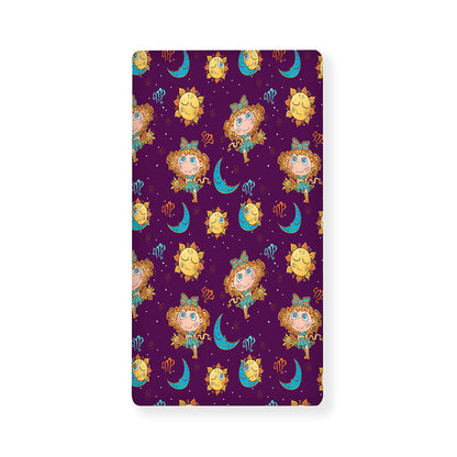 Cute Cartoon Virgo Pattern Print Baby Crib Sheet