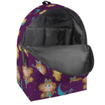 Cute Cartoon Virgo Pattern Print Backpack