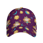 Cute Cartoon Virgo Pattern Print Baseball Cap
