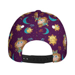 Cute Cartoon Virgo Pattern Print Baseball Cap