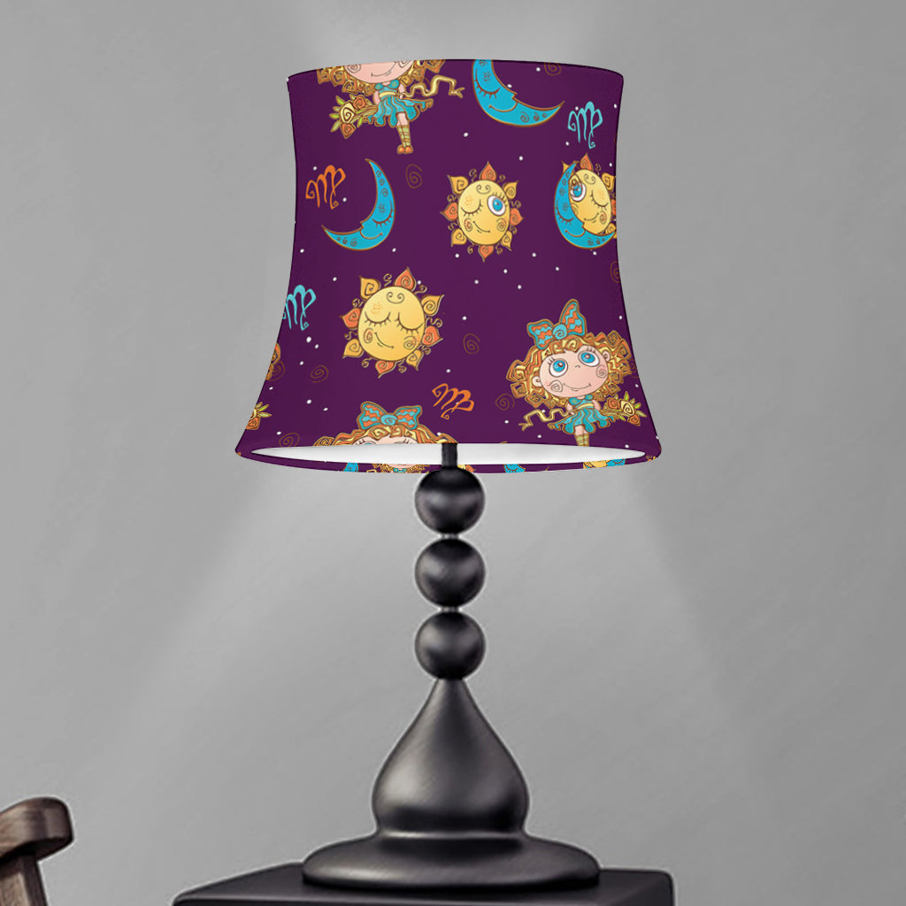 Cute Cartoon Virgo Pattern Print Bell Lamp Shade