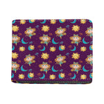 Cute Cartoon Virgo Pattern Print Bifold Wallet