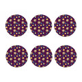 Cute Cartoon Virgo Pattern Print Coaster Set