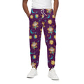 Cute Cartoon Virgo Pattern Print Cotton Sweatpants