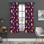 Cute Cartoon Virgo Pattern Print Curtain